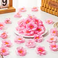 200 Uds. Cabezas de flores de cerezo artificiales flores de melocotón de seda cabezas de flores de imitación para decoración DIY de fiesta centros de mesa de boda para el hogar - Miniatura 3