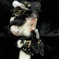 Ropa de bebé estilo Skullpanda, conjunto de anillos para el pelo, tejido ligero para jardín, niebla de piscina transparente, accesorios exquisitos de madera Mu para recién nacido - Miniatura 3