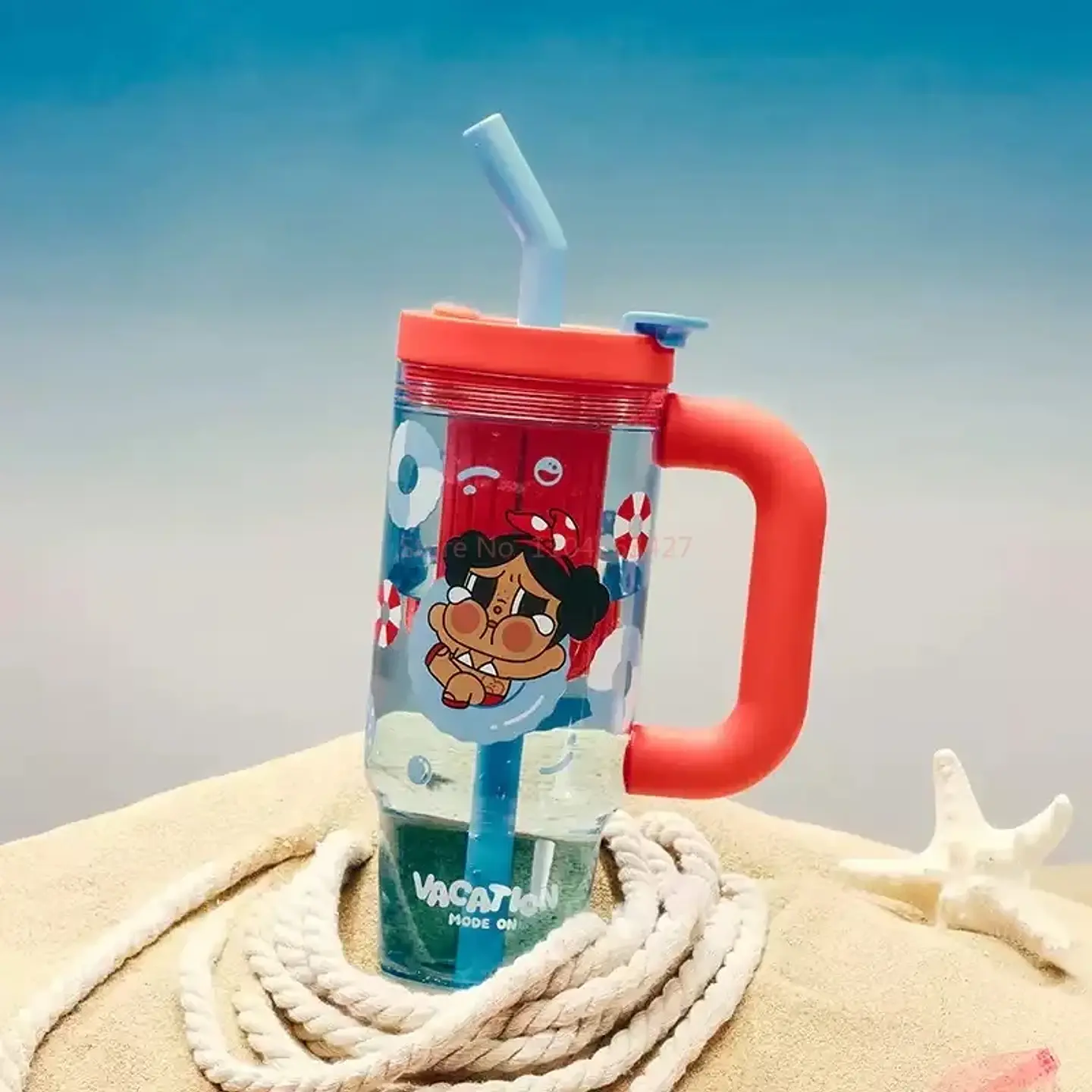 POP MART DIMOO CRYBABY Lububu Hirono Starfy Taza de Cerámica Serie Blind Box Taza de Café Portátil de Dibujos Animados Regalo Sorpresa para Niñas 6