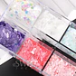 6 rejillas Sakura flor pétalo Chip lentejuelas para uñas flores de cerezo pegatinas brillantes primavera decoración holográfica japonesa escamas SAS128 - Miniatura 6