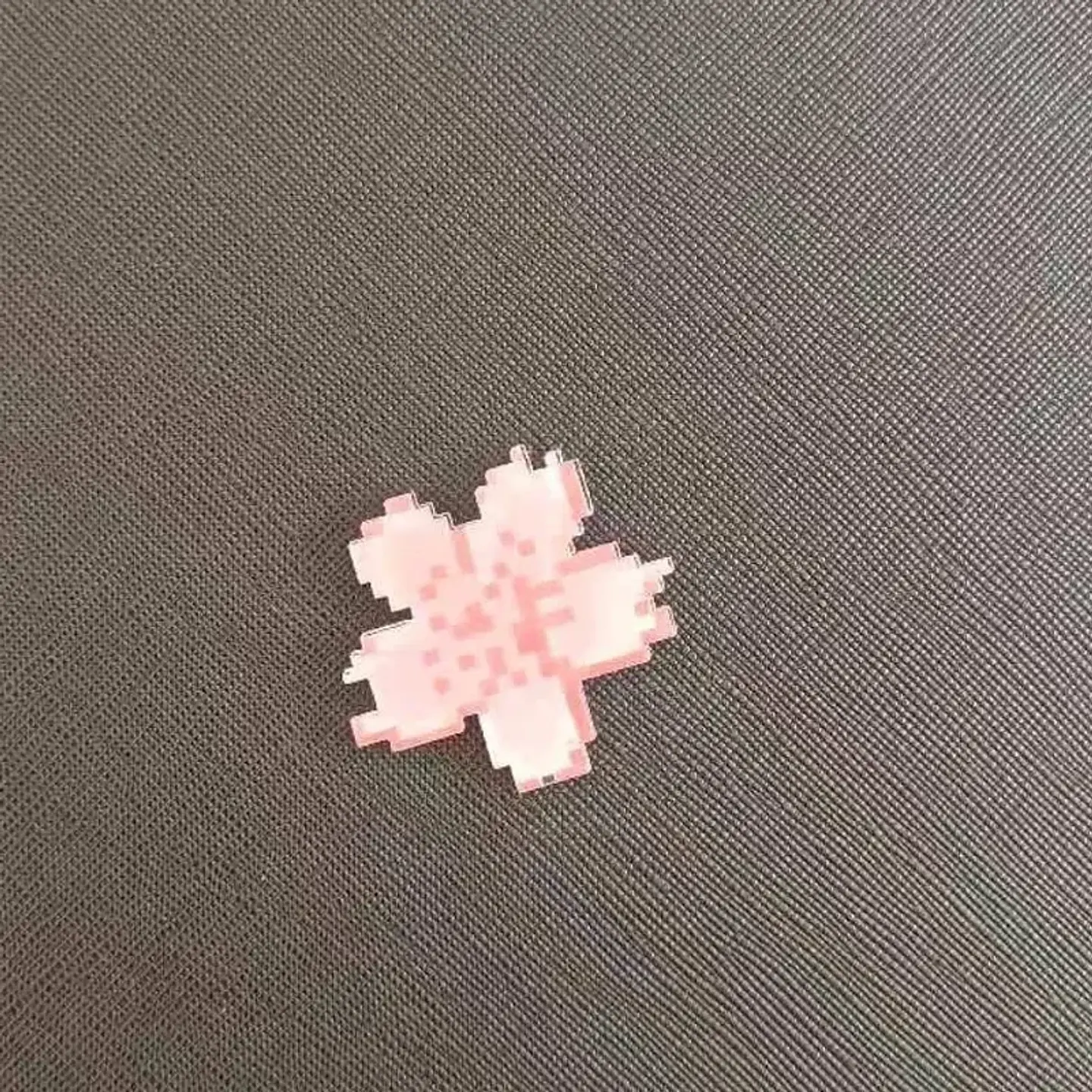 Horquilla bonita de flor de cerezo pixelada rosa para primavera, horquilla femenina de flor dulce para flequillo o adorno lateral para el cabello 4