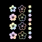 Sakura flor de cerezo flores para coche pegatina decorativa cuaderno pegatina parabrisas ventana accesorios externos calcomanías de vinilo - Miniatura 5