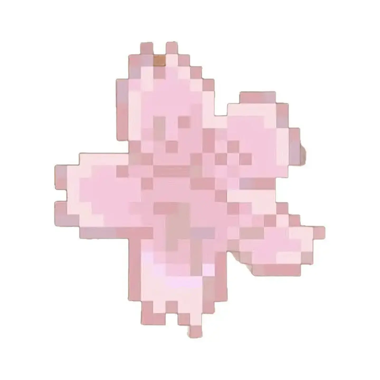Horquilla bonita de flor de cerezo pixelada rosa para primavera, horquilla femenina de flor dulce para flequillo o adorno lateral para el cabello 5