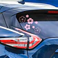 Sakura flor de cerezo flores para coche pegatina decorativa cuaderno pegatina parabrisas ventana accesorios externos calcomanías de vinilo - Miniatura 7