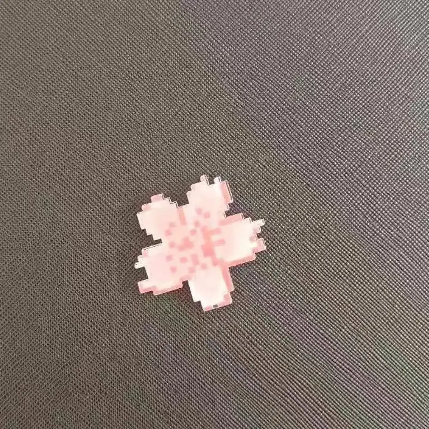 Horquilla bonita de flor de cerezo pixelada rosa para primavera, horquilla femenina de flor dulce para flequillo o adorno lateral para el cabello 7
