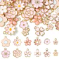 Abalorios de flor de cerezo para fabricación de joyas, 60 piezas, 12 estilos, serie rosa, primavera y verano - Miniatura 3