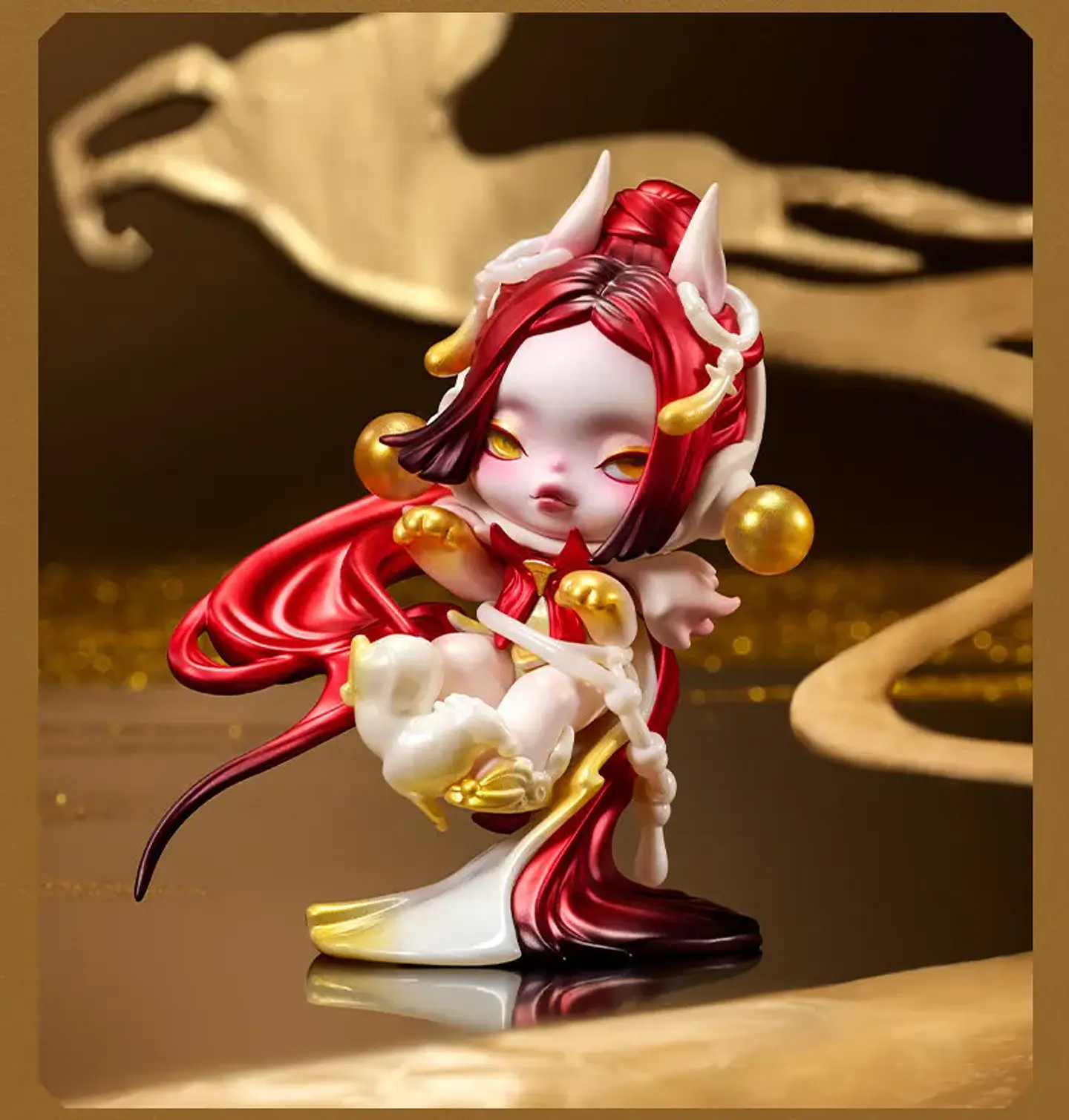 POP MART SKULLPANDA Ji, Serie de Modelos a Escala, Caja Misteriosa Sorpresa, Figuras Decorativas para el Hogar 11