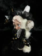 Ropa de bebé estilo Skullpanda, conjunto de anillos para el pelo, tejido ligero para jardín, niebla de piscina transparente, accesorios exquisitos de madera Mu para recién nacido - Miniatura 9