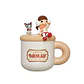 POP MART DIMOO CRYBABY Lububu Hirono Starfy Taza de Cerámica Serie Blind Box Taza de Café Portátil de Dibujos Animados Regalo Sorpresa para Niñas - Miniatura 12