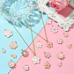 Abalorios de flor de cerezo para fabricación de joyas, 60 piezas, 12 estilos, serie rosa, primavera y verano - Miniatura 6