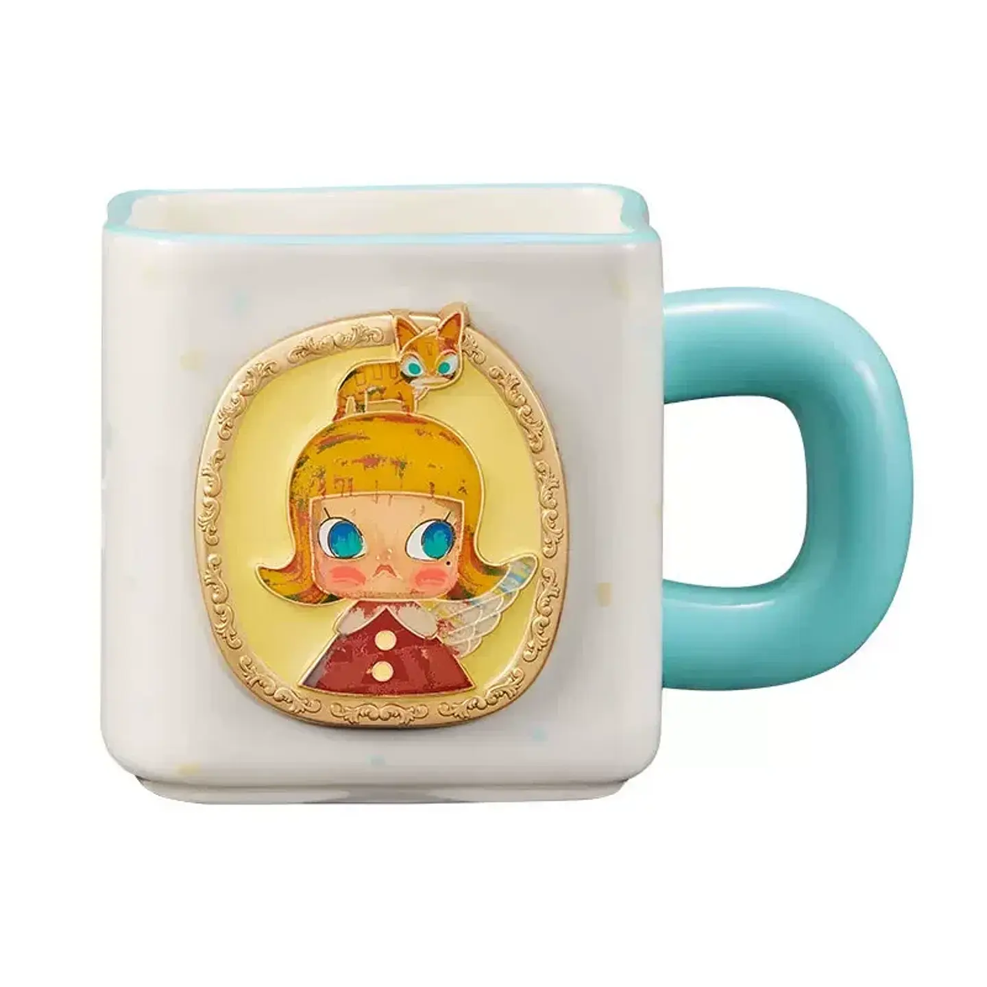 POP MART DIMOO CRYBABY Lububu Hirono Starfy Taza de Cerámica Serie Blind Box Taza de Café Portátil de Dibujos Animados Regalo Sorpresa para Niñas 13