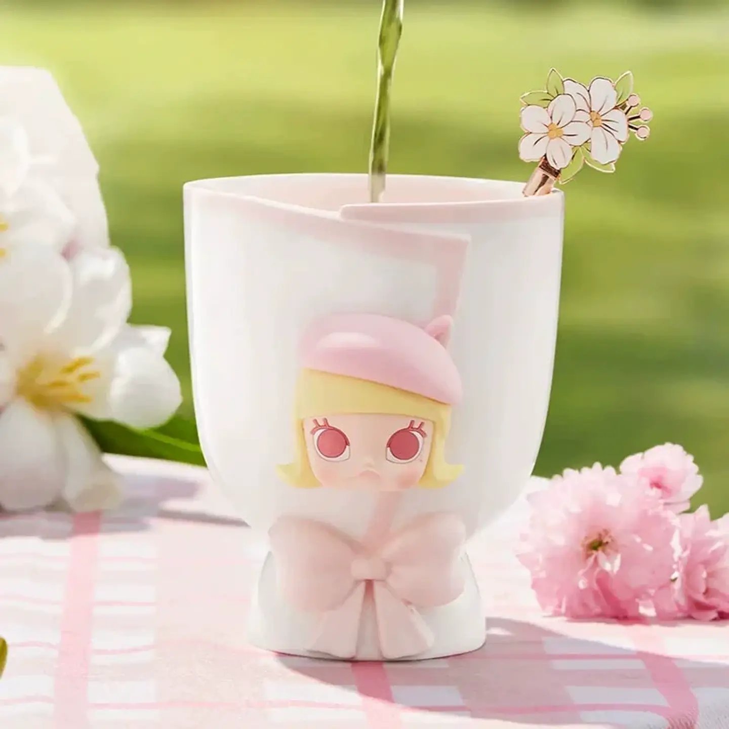 POP MART DIMOO CRYBABY Lububu Hirono Starfy Taza de Cerámica Serie Blind Box Taza de Café Portátil de Dibujos Animados Regalo Sorpresa para Niñas 16