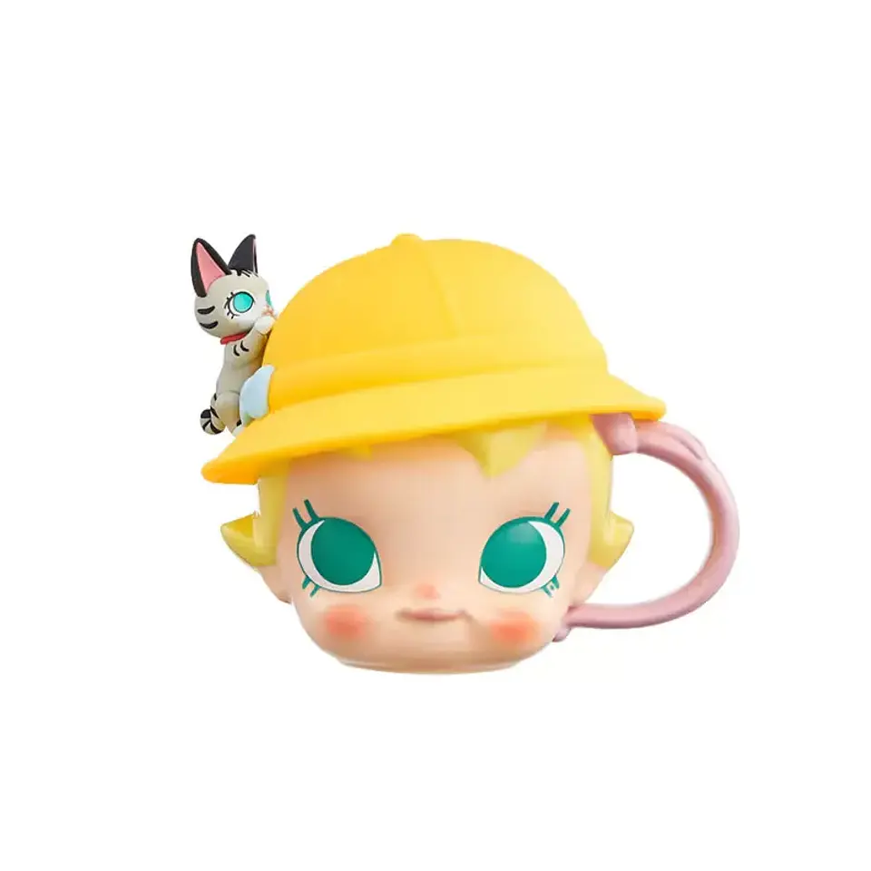 POP MART DIMOO CRYBABY Lububu Hirono Starfy Taza de Cerámica Serie Blind Box Taza de Café Portátil de Dibujos Animados Regalo Sorpresa para Niñas 19