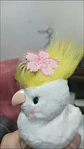 Horquilla bonita de flor de cerezo pixelada rosa para primavera, horquilla femenina de flor dulce para flequillo o adorno lateral para el cabello - Miniatura 18