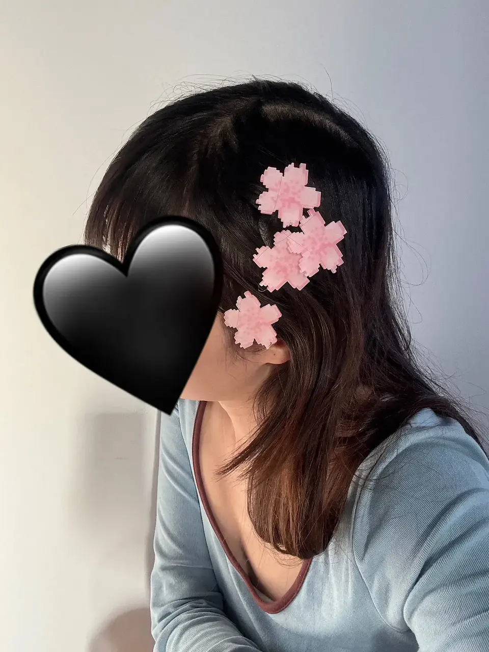 Horquilla bonita de flor de cerezo pixelada rosa para primavera, horquilla femenina de flor dulce para flequillo o adorno lateral para el cabello 22
