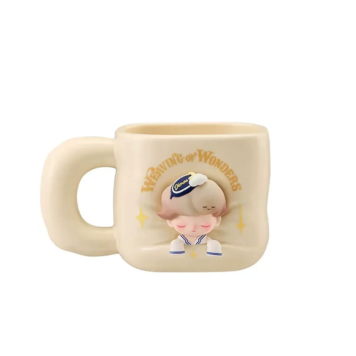 POP MART DIMOO CRYBABY Lububu Hirono Starfy Taza de Cerámica Serie Blind Box Taza de Café Portátil de Dibujos Animados Regalo Sorpresa para Niñas 30
