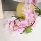 Flores de cerezo artificiales de 2,2 m, enredaderas, flores de seda, guirnalda colgante de ratán Sakura, decoración del jardín del hogar para fiesta de boda - Miniatura 25