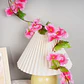 Flores de cerezo artificiales de 2,2 m, enredaderas, flores de seda, guirnalda colgante de ratán Sakura, decoración del jardín del hogar para fiesta de boda - Miniatura 27
