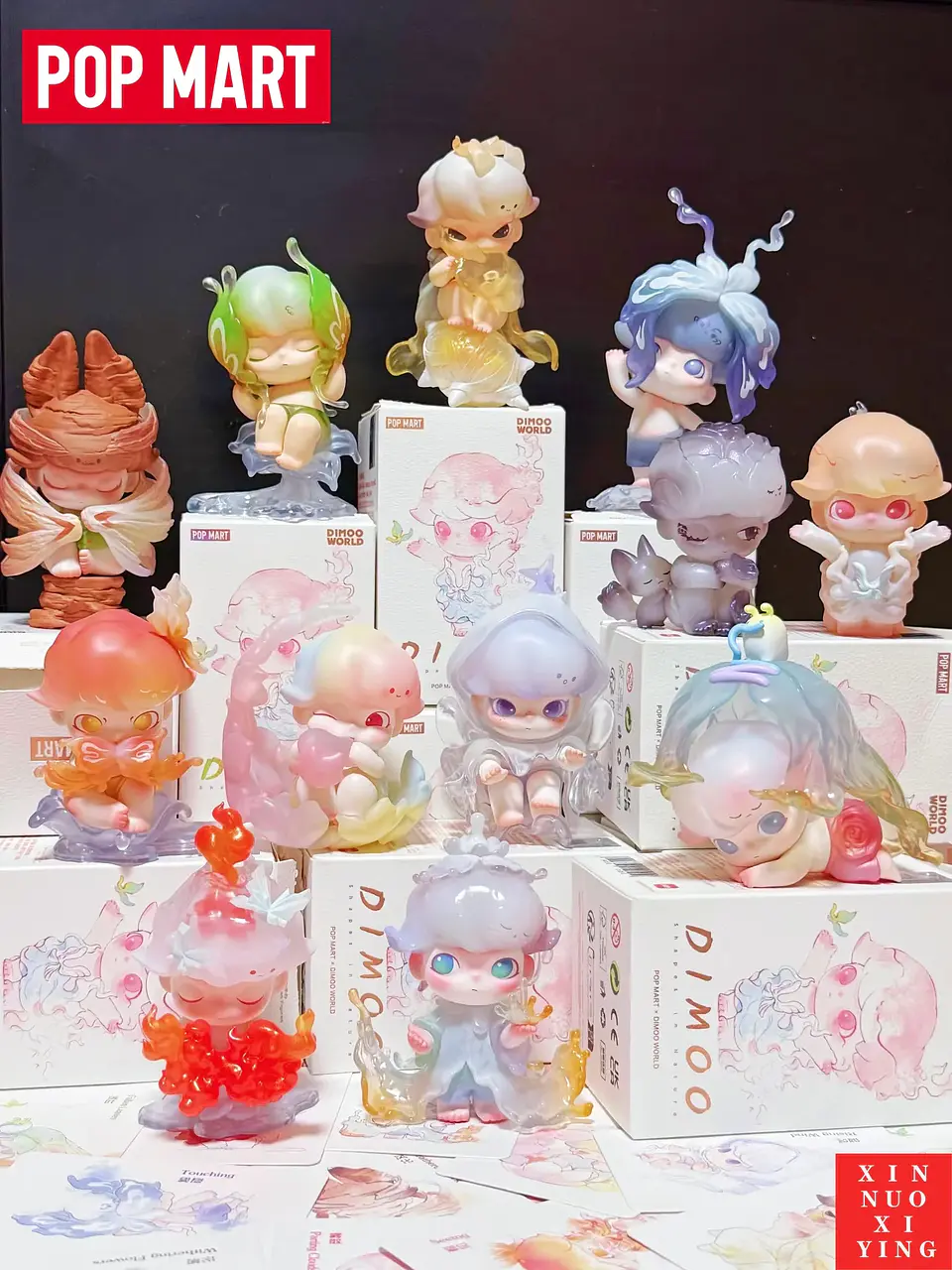 Caja ciega genuina de la serie POP MART DIMOO con forma Natural, juguetes de moda, regalo sorpresa, adorno de escritorio, muñecas, regalos del festival 44
