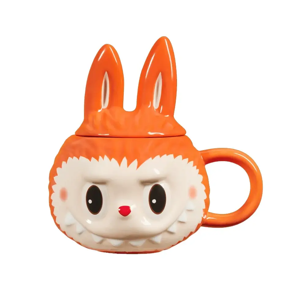 POP MART DIMOO CRYBABY Lububu Hirono Starfy Taza de Cerámica Serie Blind Box Taza de Café Portátil de Dibujos Animados Regalo Sorpresa para Niñas 40
