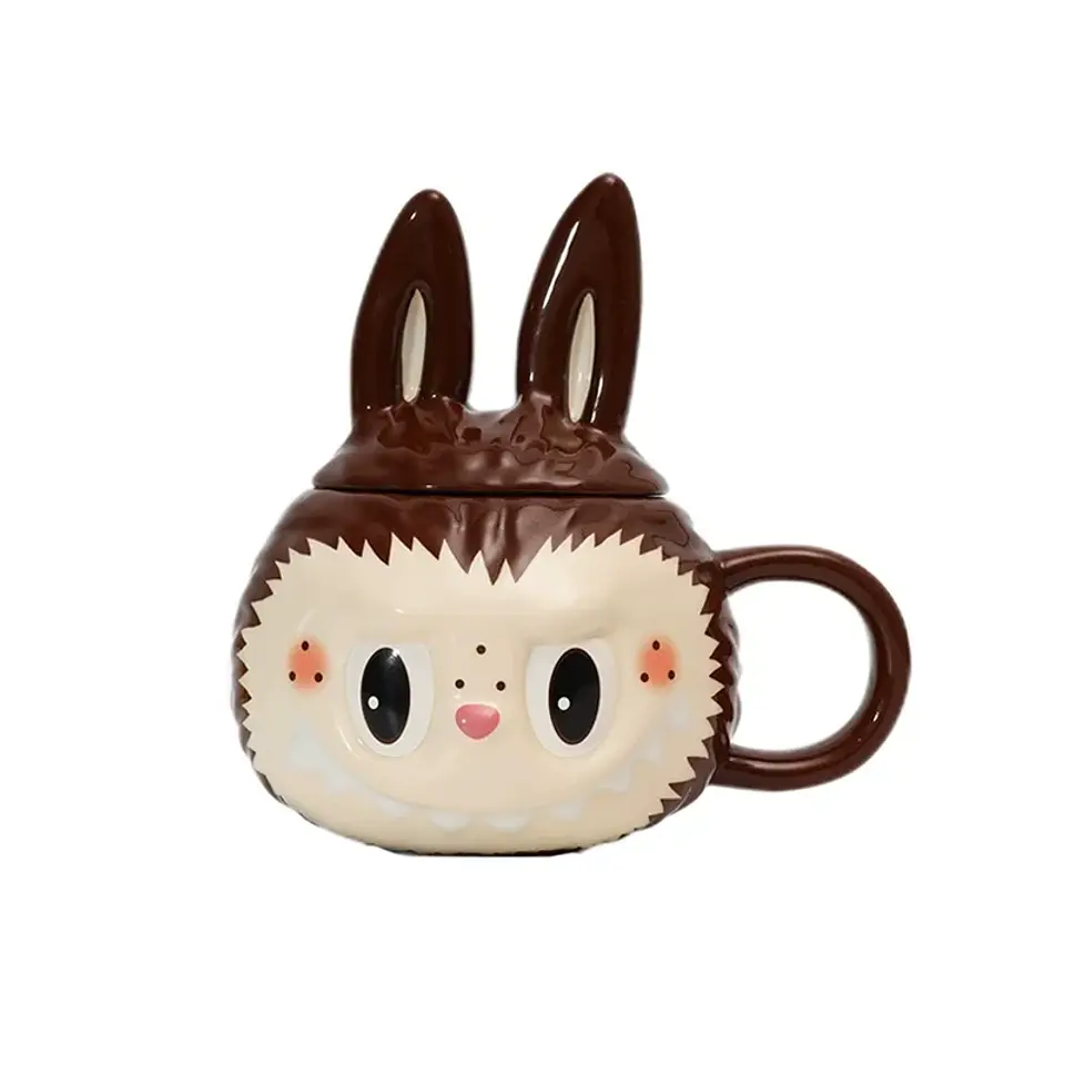 POP MART DIMOO CRYBABY Lububu Hirono Starfy Taza de Cerámica Serie Blind Box Taza de Café Portátil de Dibujos Animados Regalo Sorpresa para Niñas 41