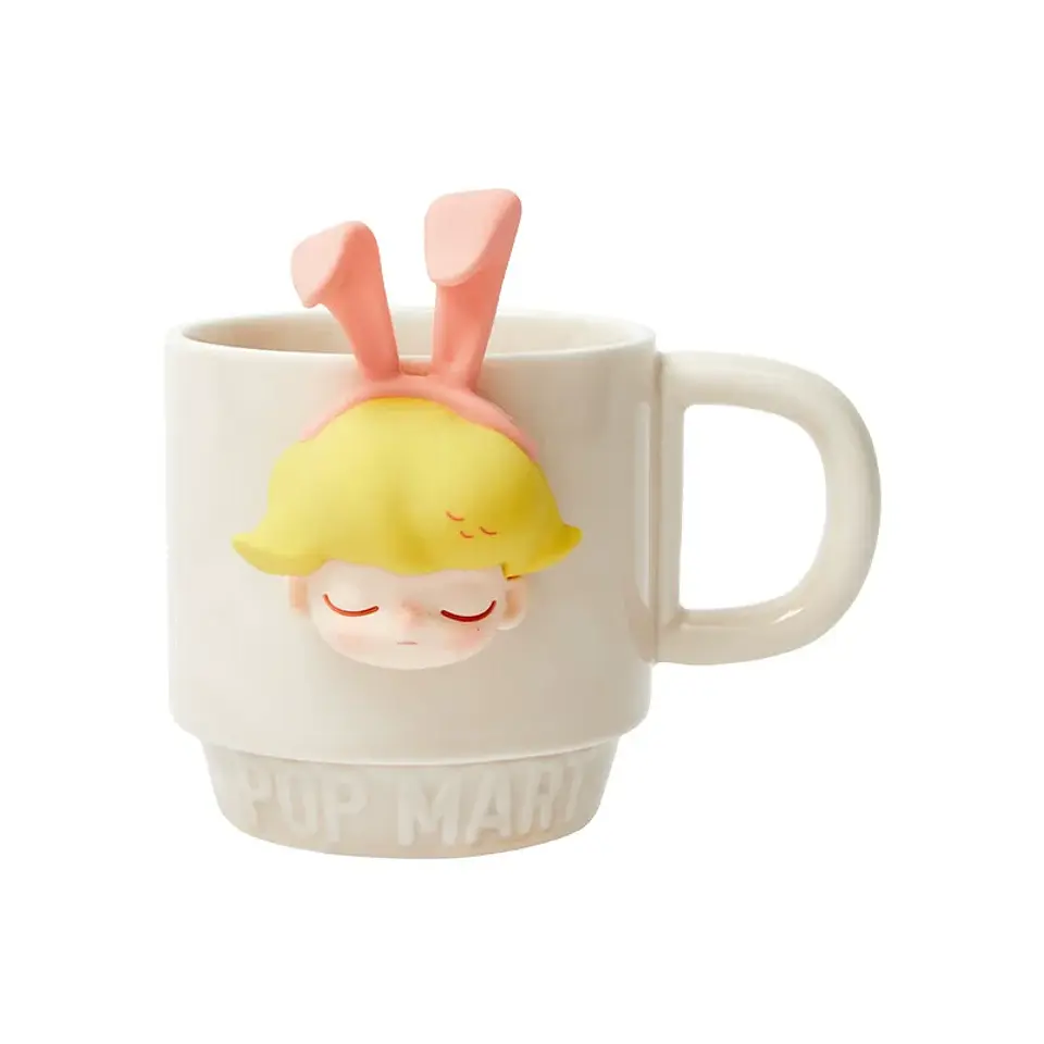POP MART DIMOO CRYBABY Lububu Hirono Starfy Taza de Cerámica Serie Blind Box Taza de Café Portátil de Dibujos Animados Regalo Sorpresa para Niñas 46