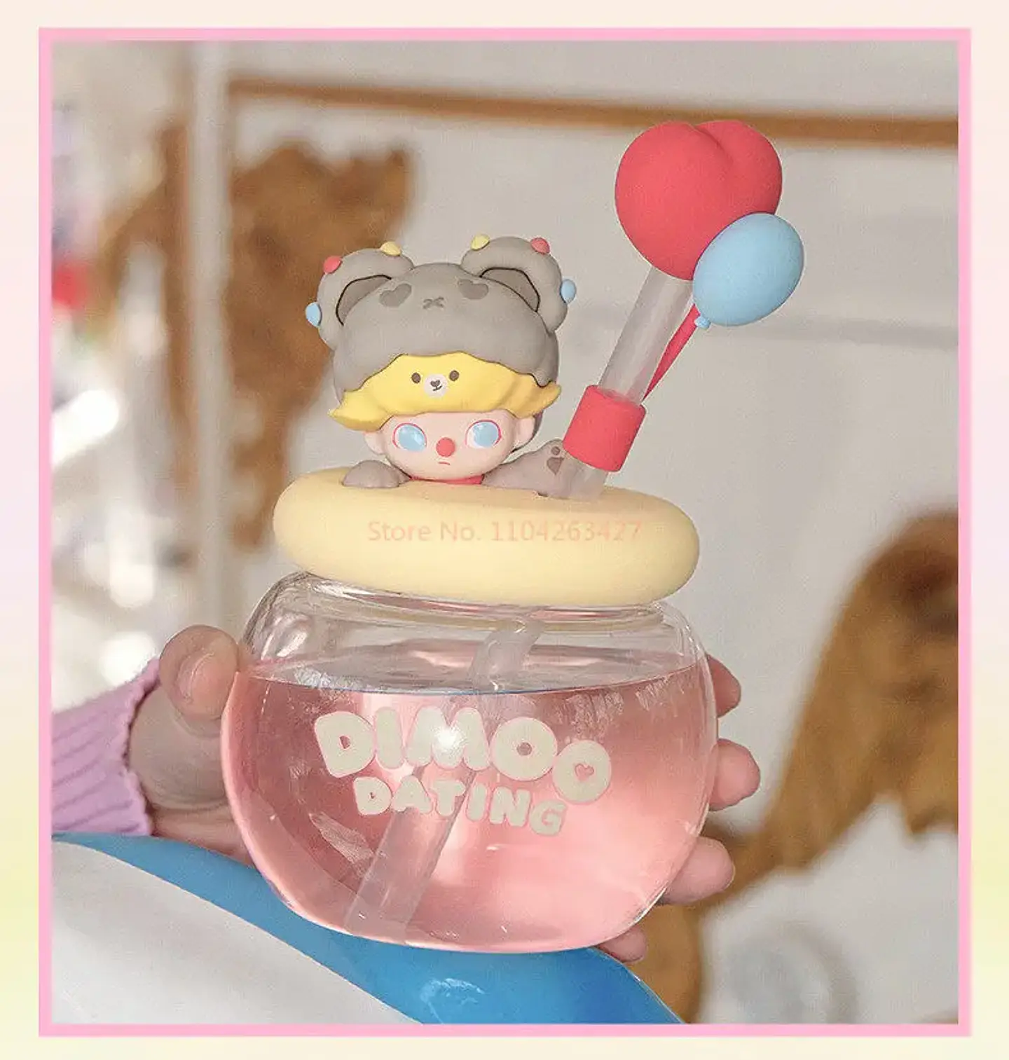 POP MART DIMOO CRYBABY Lububu Hirono Starfy Taza de Cerámica Serie Blind Box Taza de Café Portátil de Dibujos Animados Regalo Sorpresa para Niñas 52