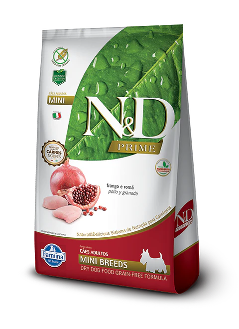 N&D PRIME PERRO ADULTO RAZA PEQUEÑA POLLO 2,5K