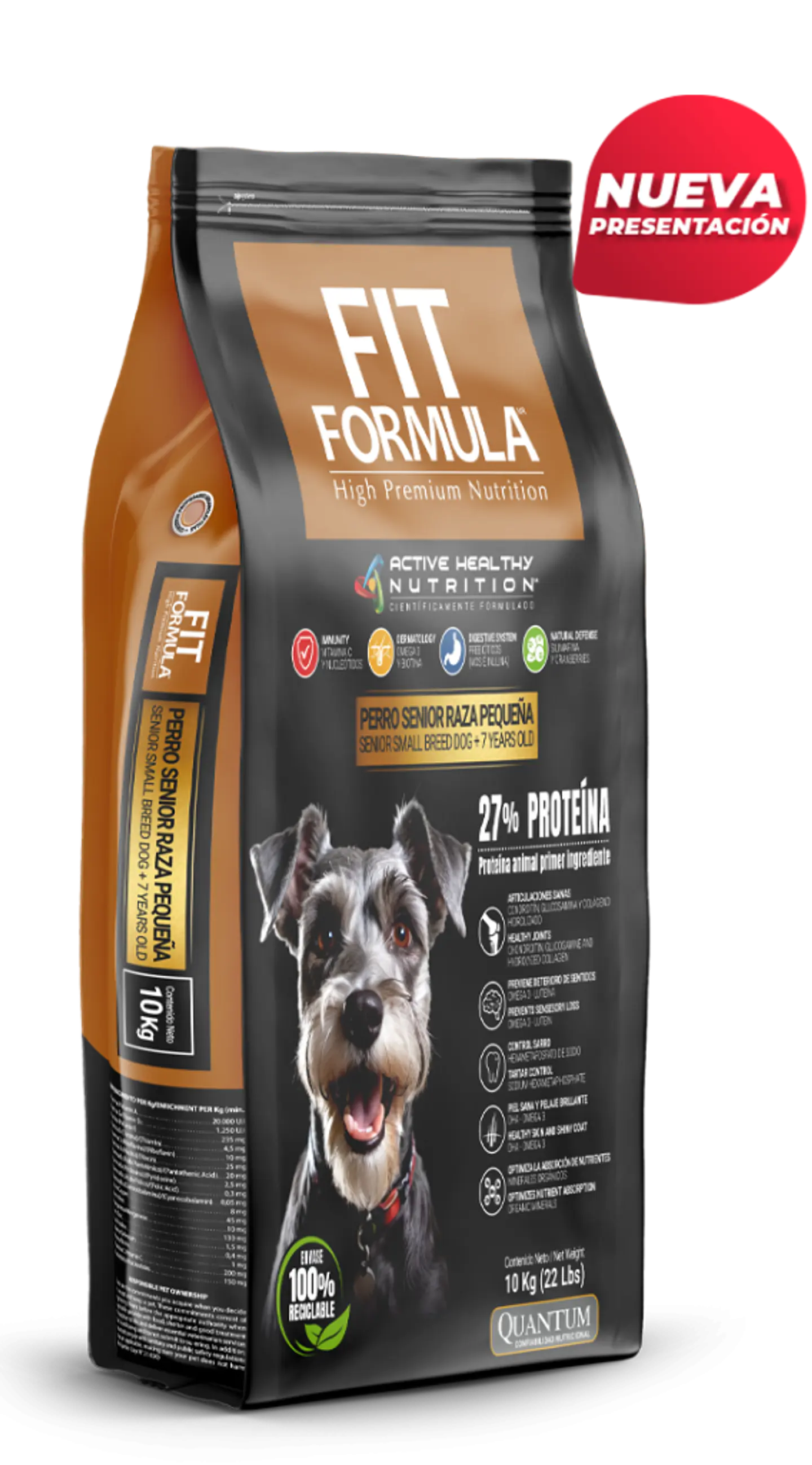 FIT FORMULA SENIOR RAZA PEQUEÑA 10 KG 1