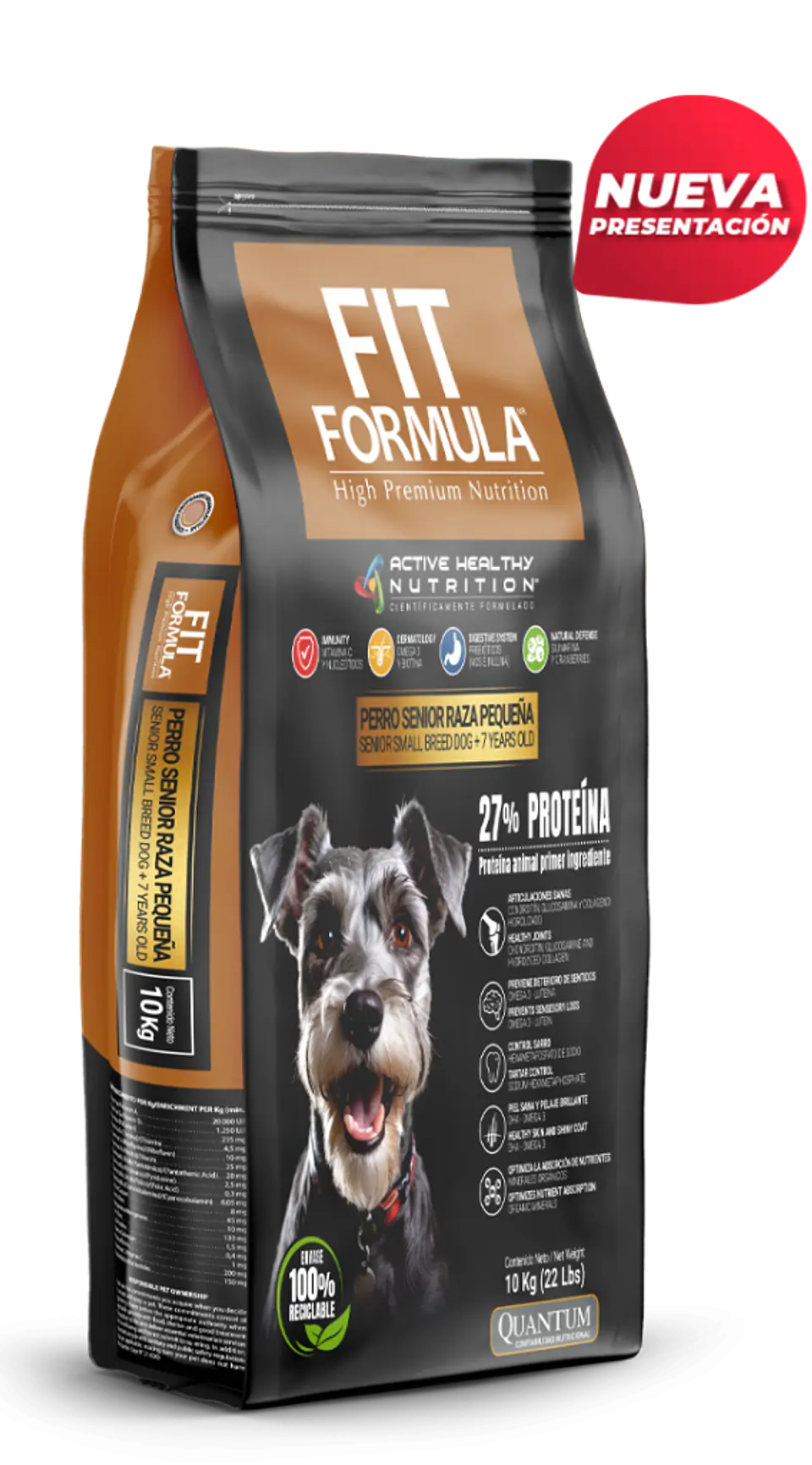 FIT FORMULA SENIOR RAZA PEQUEÑA 10 KG 1