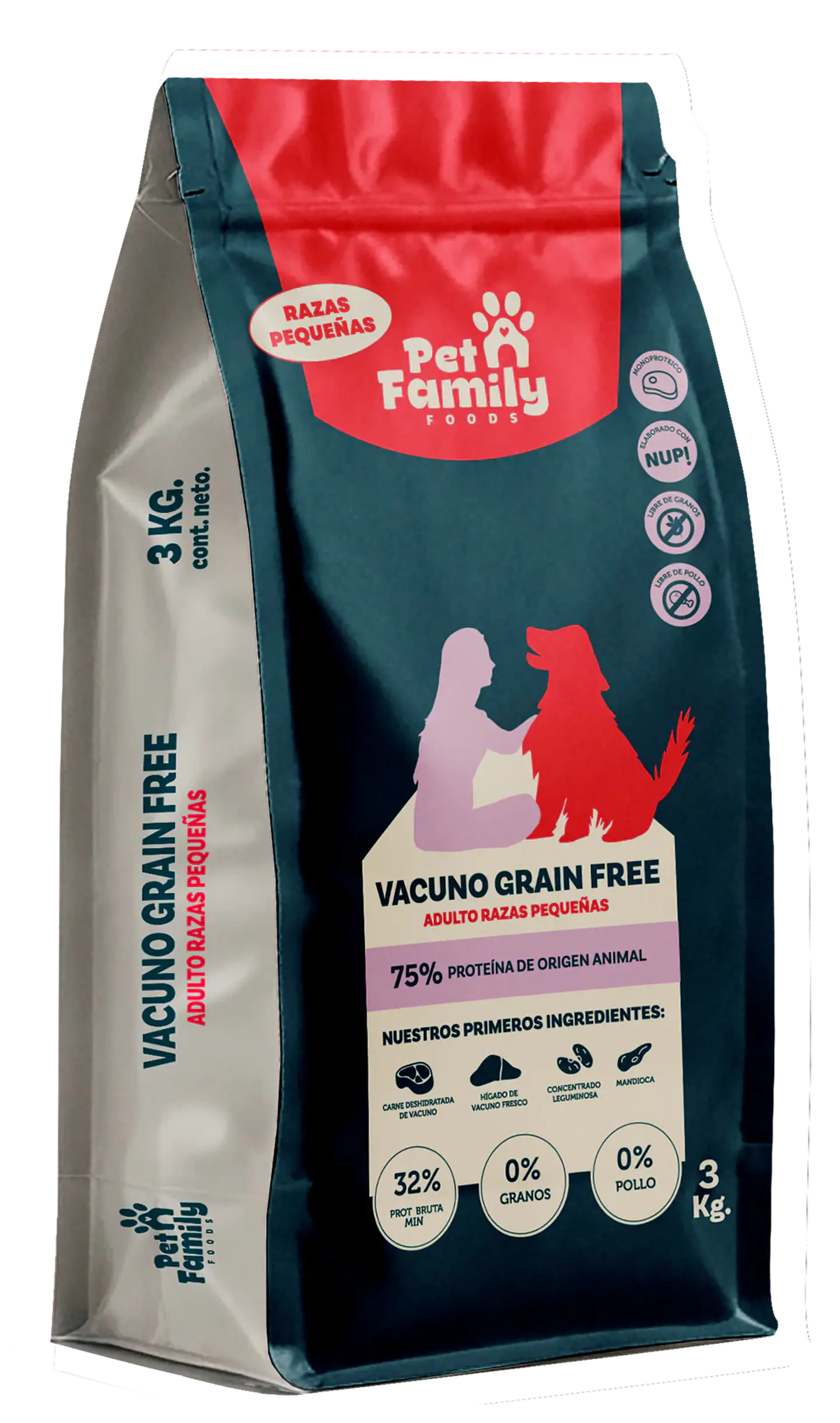 PETFAMILY GRAIN FREE RAZA PEQUEÑA 3 KG 1
