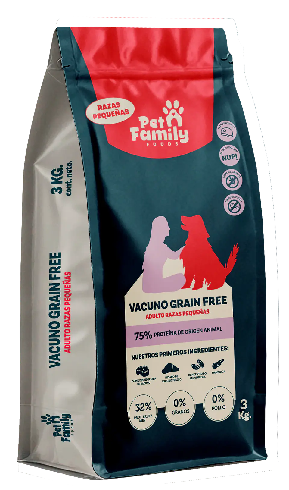 PETFAMILY GRAIN FREE RAZA PEQUEÑA 3 KG 1
