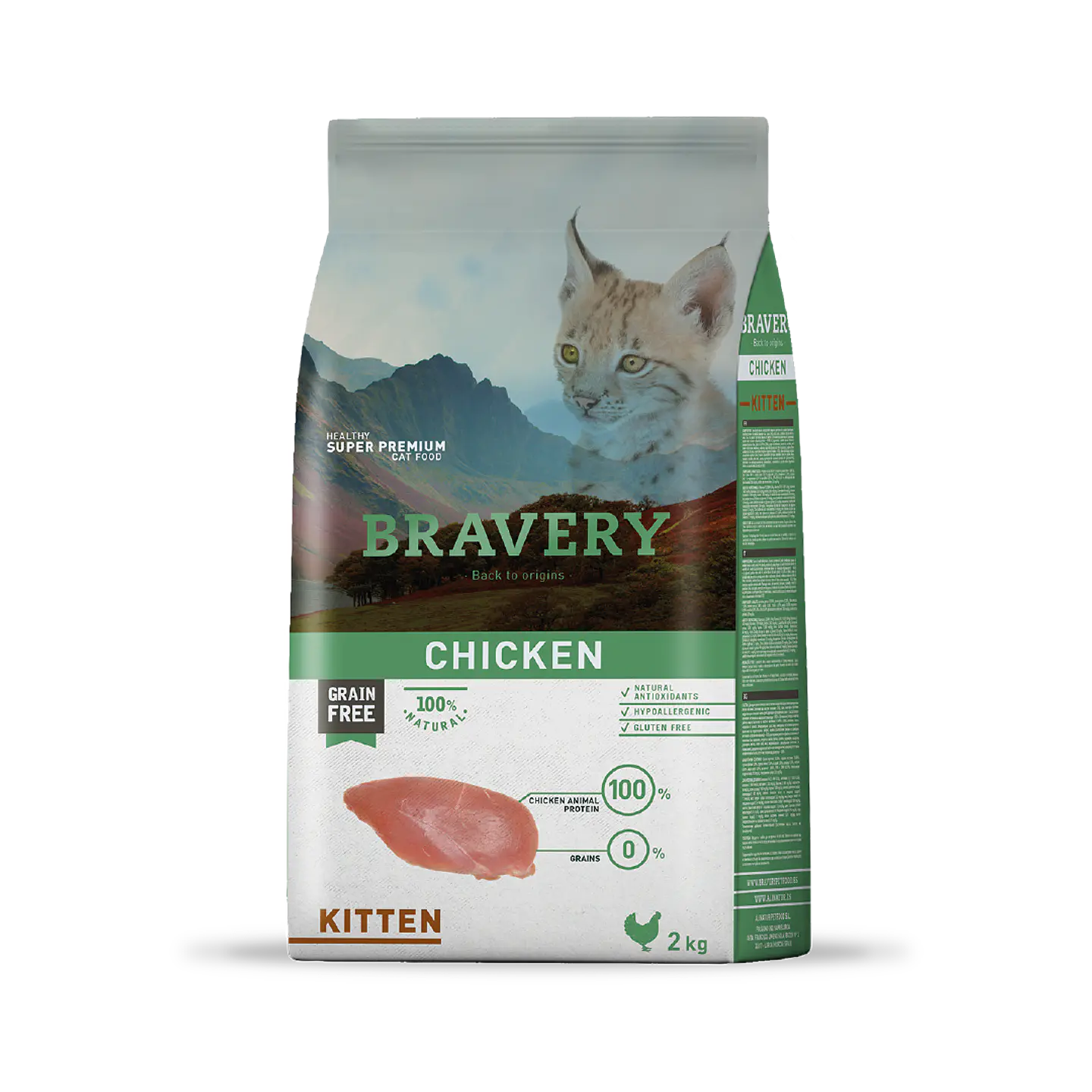 BRAVERY CHICKEN KITTEN 2 KG  1
