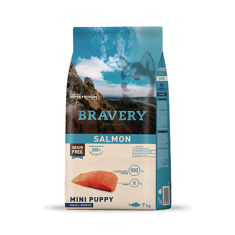 BRAVERY SALMON MINI PUPPY 7 KG