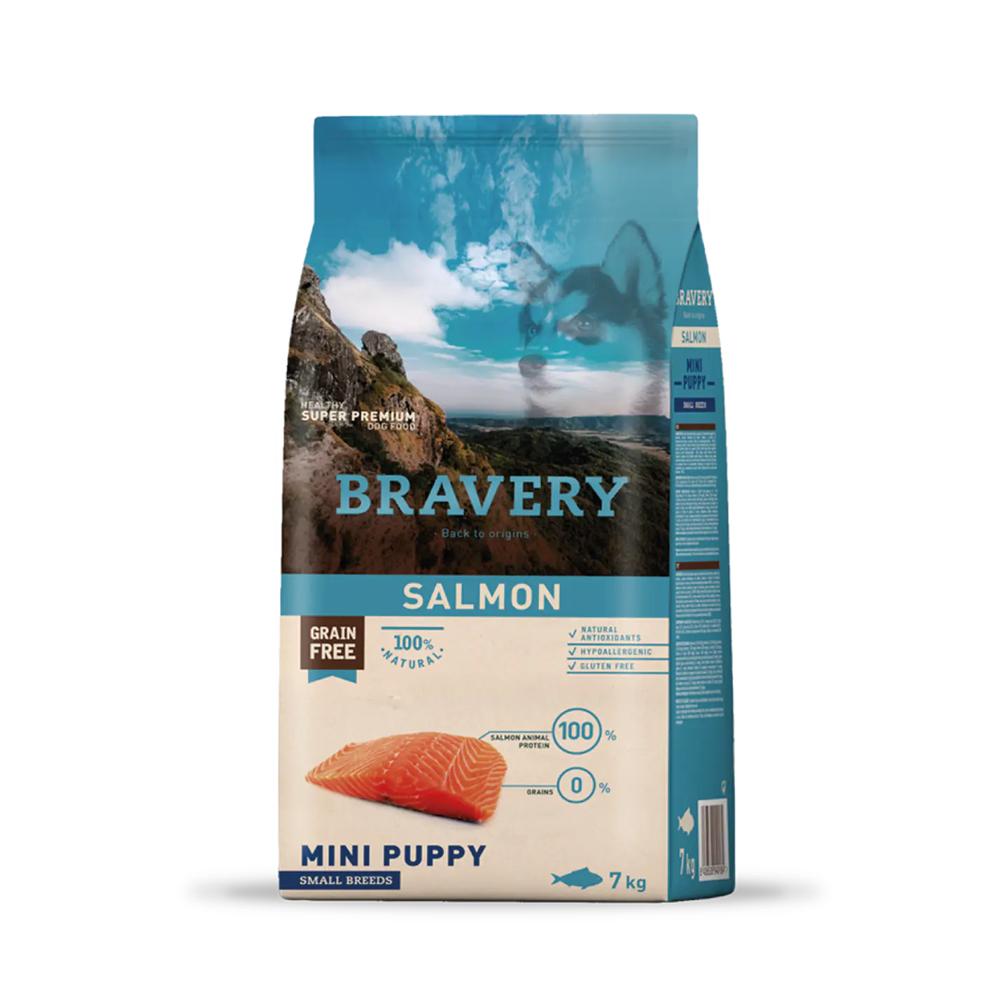 BRAVERY SALMON MINI PUPPY 7 KG 1