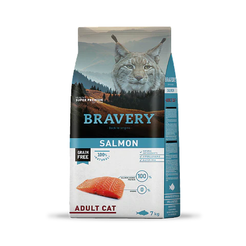 BRAVERY SALMON ADULT CAT 7 KG