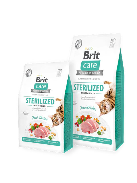 BRIT CARE CAT STERILIZED CHICKEN 2 KG