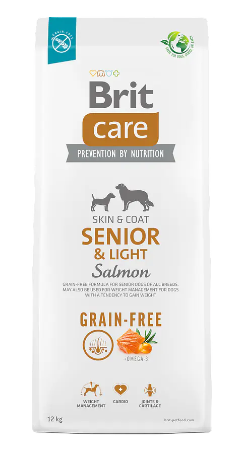 BRIT CARE SENIOR LIGHT SALMON 12 KG