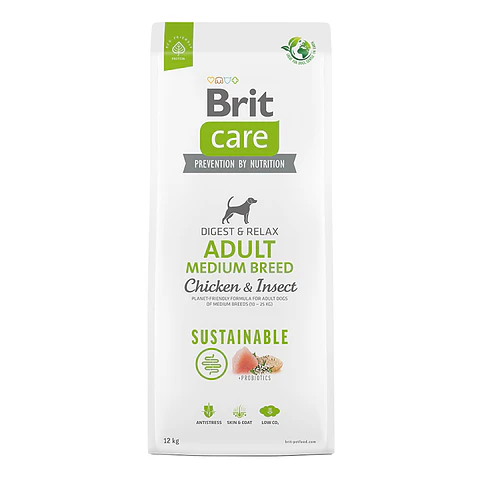BRIT CARE CHIKEN INSECT MEDIUM 12 KG