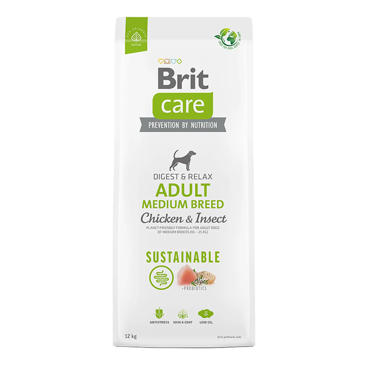 BRIT CARE CHIKEN INSECT MEDIUM 12 KG 1