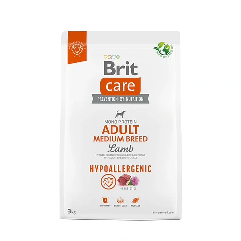 BRIT CARE ADULT MEDIMUM LAMB 3 KG