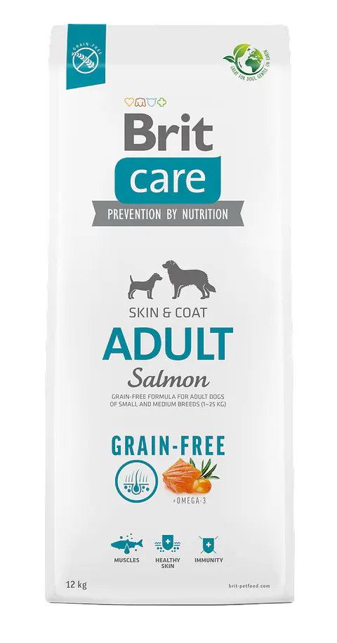 BRIT CARE ADULT S/M SALMON 12 KG
