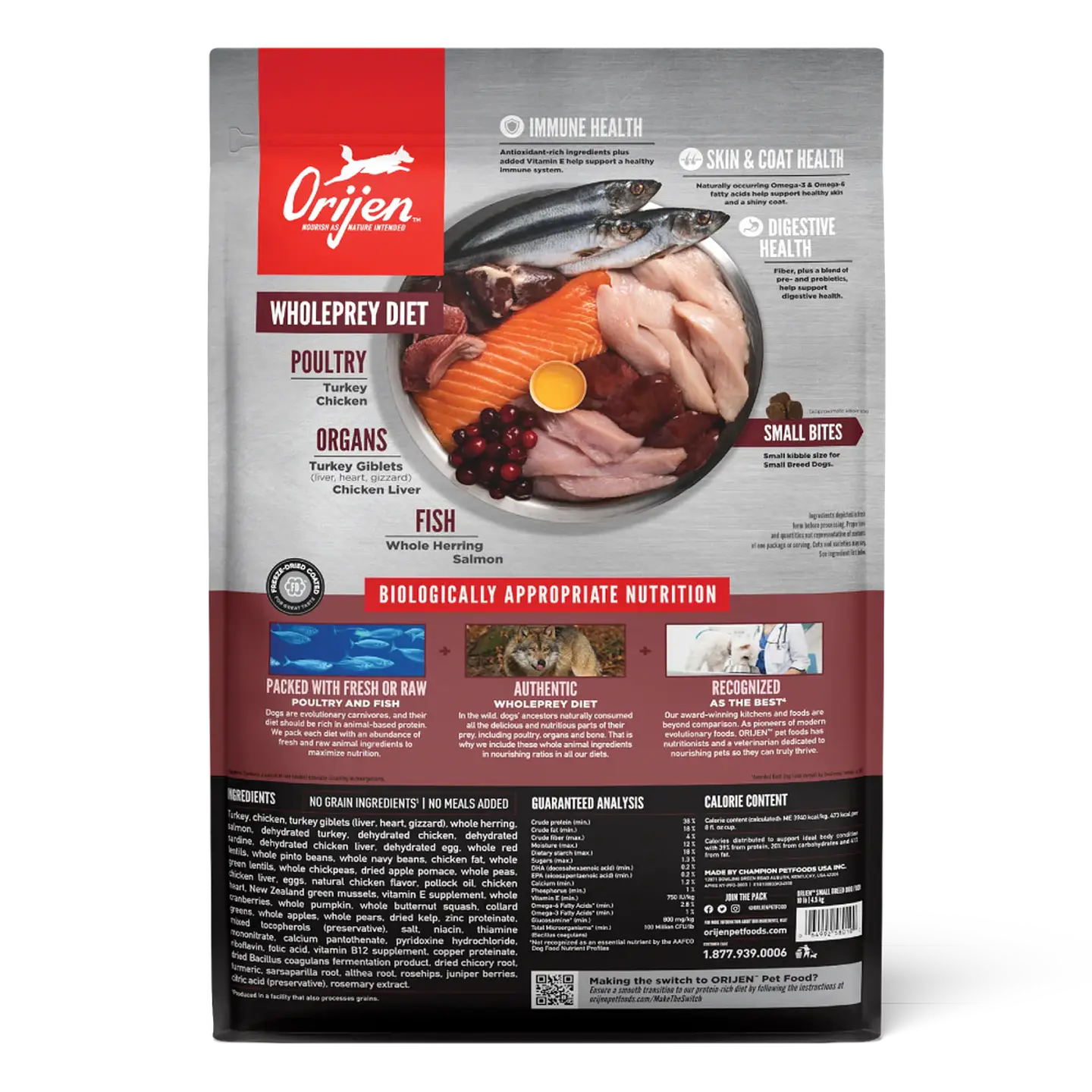 ORIJEN SMALL BREDDS 1.8KG  2