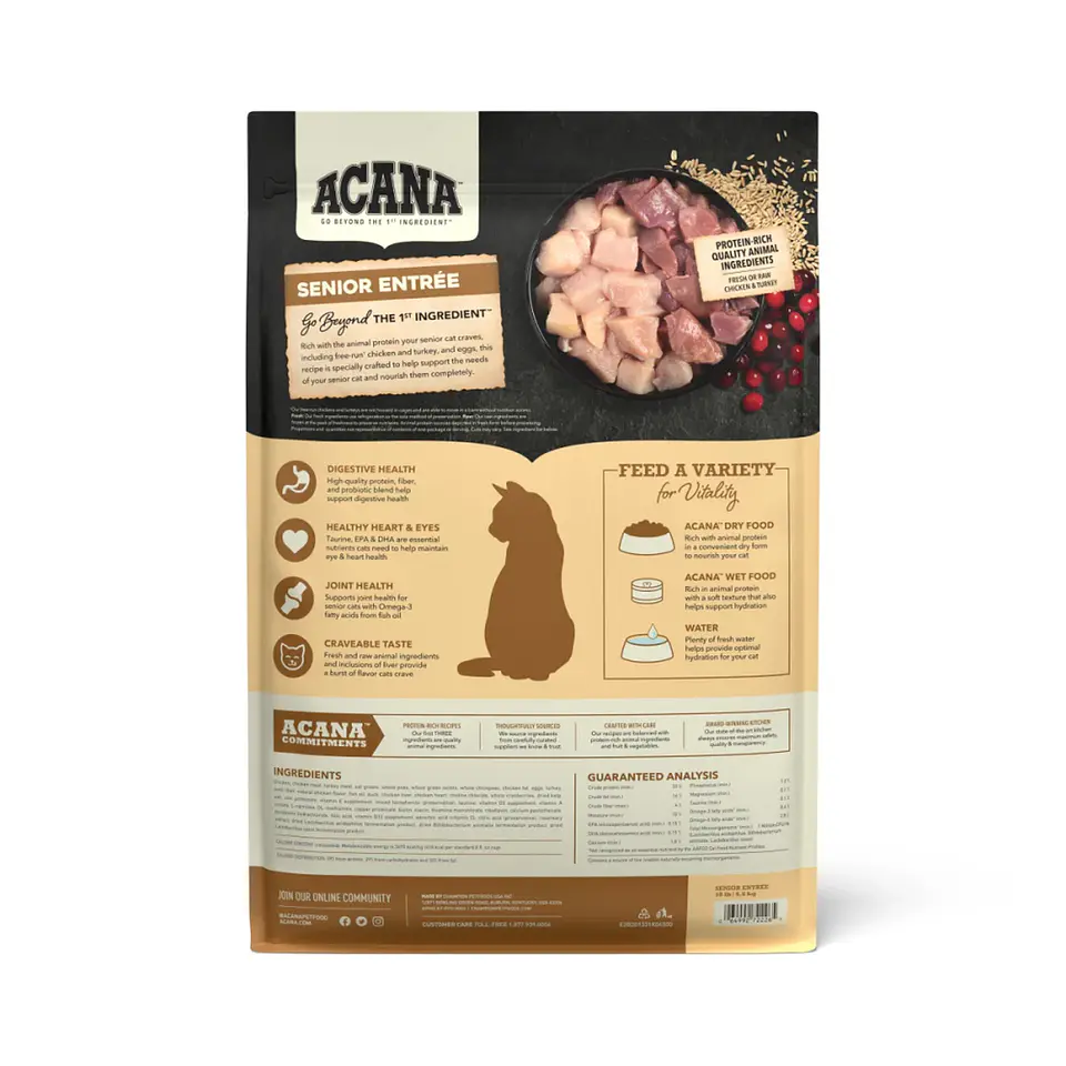 ACANA SENIOR ENTRÉE 1.8 KG  2