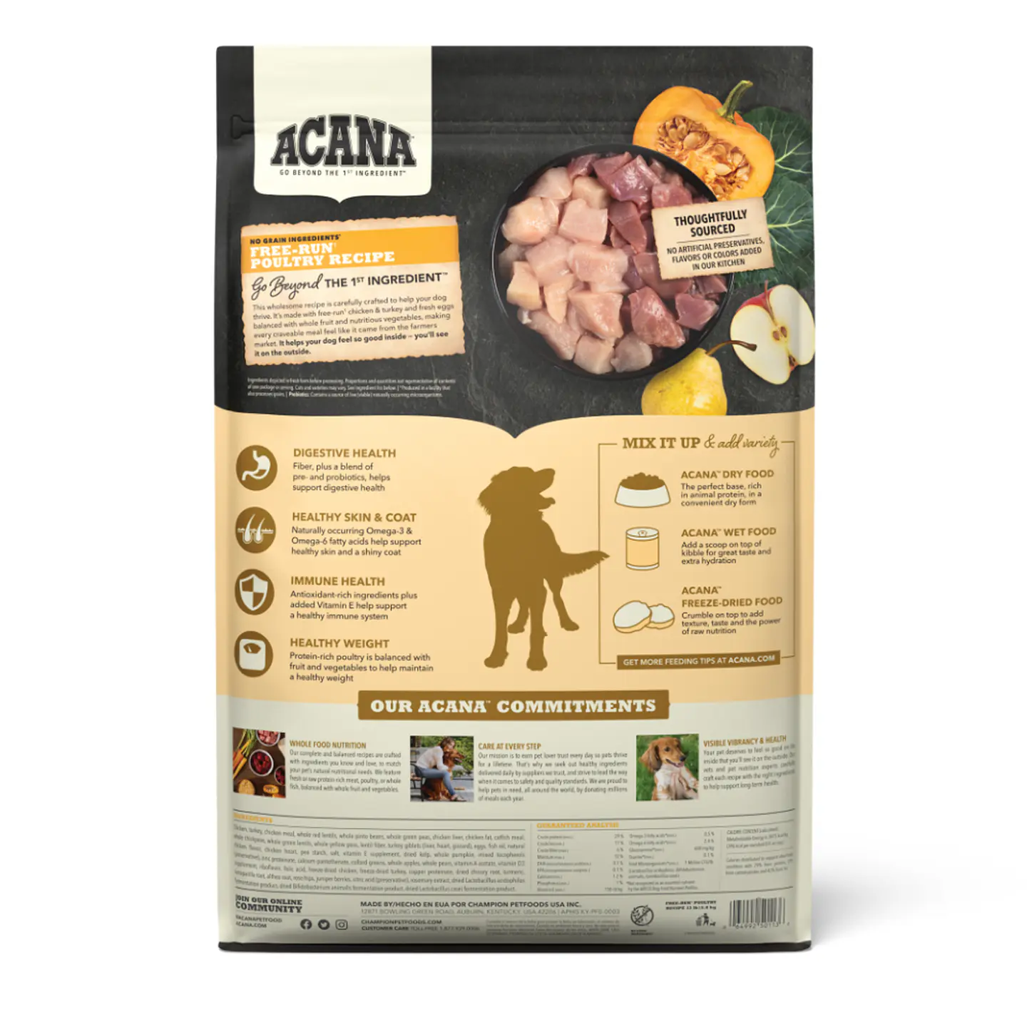 ACANA FREE-RUN POULTRY RECIPE 5.8 KG 2