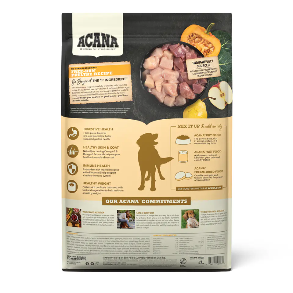 ACANA FREE-RUN POULTRY RECIPE 5.8 KG 2