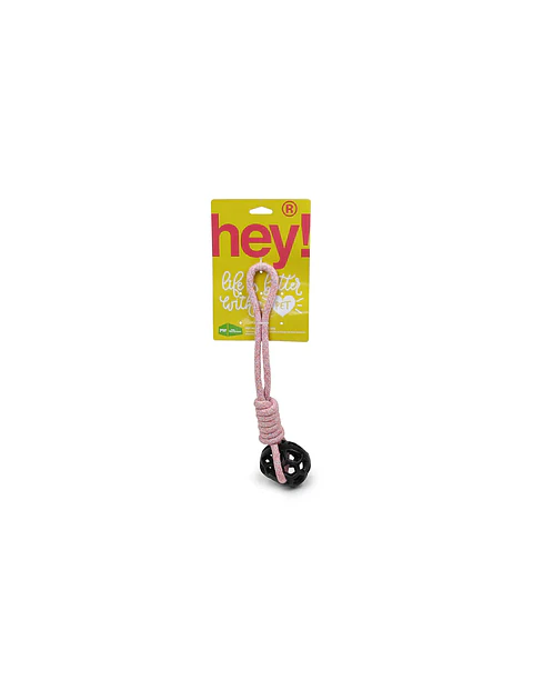 HEY JUGUETE PERRO CUERDA BOLA 35,5 CM
