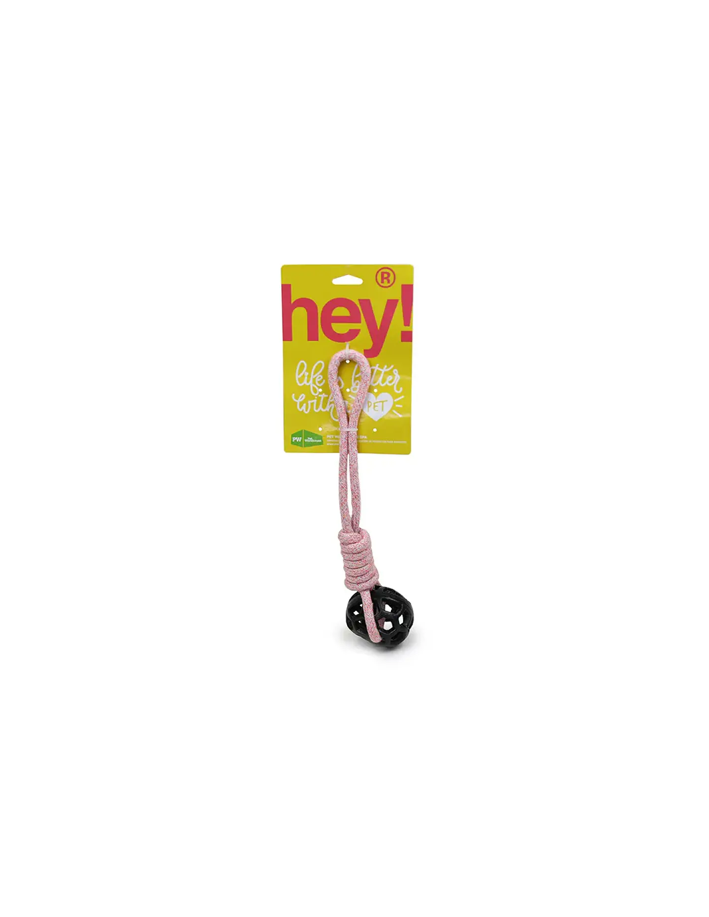 HEY JUGUETE PERRO CUERDA BOLA 35,5 CM 1
