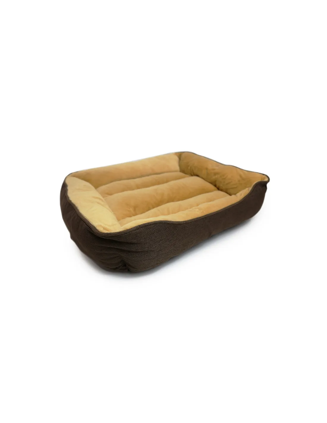 HEY! CAMA CONFORT CAFE Y BEIGE TALLA M