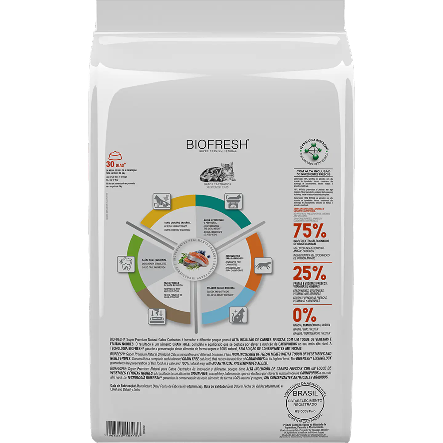 BIOFRESH GATO CASTRADO 1.5KG 2